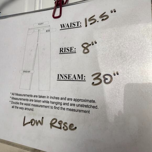 Converse One Star Pants Womens 4 Khaki Cotton Flare Low Rise Y2K Skater Tan - Picture 8 of 9